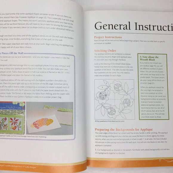 The Best-Ever Appliqué Sampler Piece O Cake Designs Sewing Goldsmith Jenkins - Picture 4 of 12